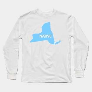 New York Native NY Pride NYC City Blue Long Sleeve T-Shirt